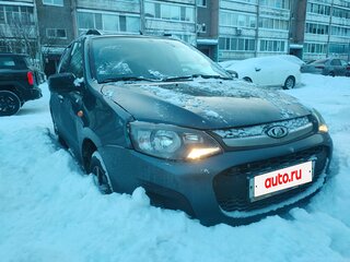 2014 Lada (ВАЗ) Kalina II, серый, 350000 рублей, вид 4