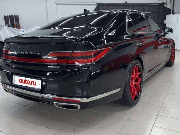 2020 Genesis G90 I Рестайлинг, чёрный, 4900000 рублей - вид 7