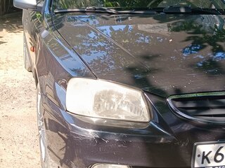 2006 Hyundai Accent ТагАЗ II, чёрный, 310000 рублей, вид 3