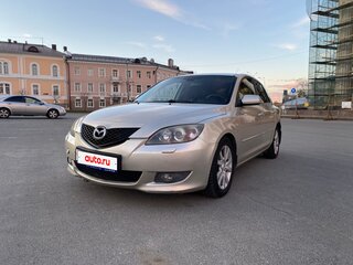 2007 Mazda 3 I (BK) Рестайлинг, золотистый, 450000 рублей, вид 1