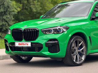 2021 BMW X5 40d IV (G05/G18), зелёный, 8900000 рублей, вид 5