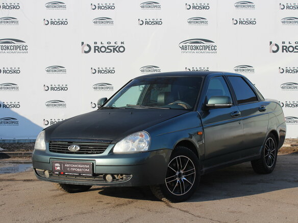 2010 Lada (ВАЗ) Priora I, зелёный, 180000 рублей