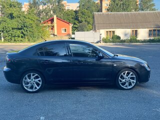 2007 Mazda 3 I (BK) Рестайлинг, чёрный, 630000 рублей, вид 4