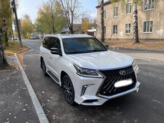 2019 Lexus LX 570 III Рестайлинг 2, белый, 9500000 рублей, вид 3