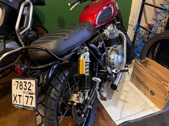 2024 Royal Enfield Interceptor 650, красный, 590000 рублей - вид 4