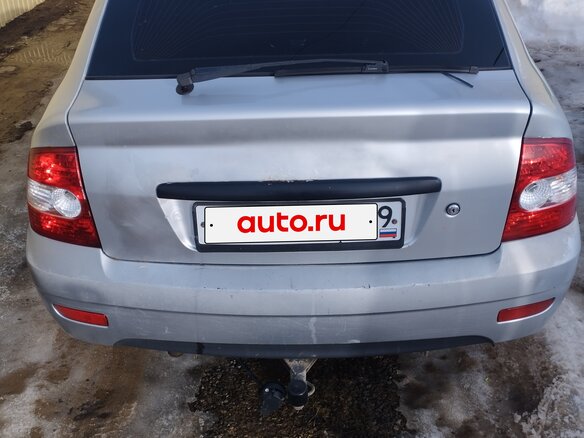 2008 Lada (ВАЗ) Priora I, серебристый, 140000 рублей - вид 4