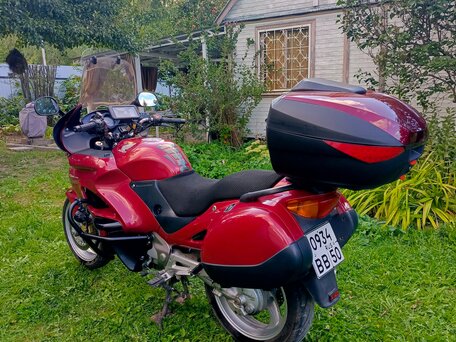 2001 Honda NT650V Deauville, красный, 360000 рублей, вид 5