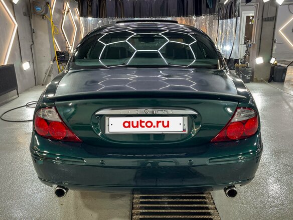 2003 Jaguar S-Type R I, чёрный - вид 6