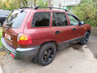 2001 Hyundai Santa Fe I, пурпурный, 380000 рублей, вид 4
