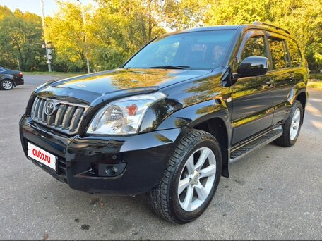 2008 Toyota Land Cruiser Prado 5-speed 120 Series Рестайлинг, чёрный, 2500000 рублей, вид 3
