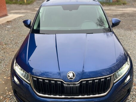 2021 Skoda Kodiaq I, синий, 3100000 рублей, вид 4