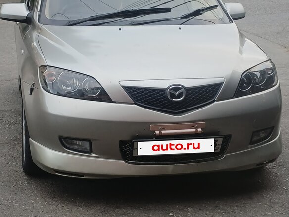 2004 Mazda 2 I (DY), серый, 370000 рублей