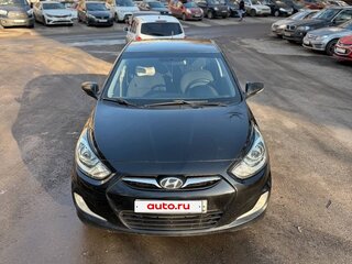 2011 Hyundai Solaris I, чёрный, 650000 рублей, вид 2