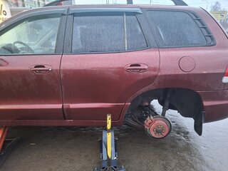 2008 Hyundai Santa Fe Classic Classic, красный, 600000 рублей, вид 4