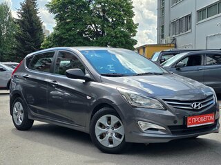 2015 Hyundai Solaris I Рестайлинг, серый, 649000 рублей, вид 1