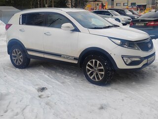 2014 Kia Sportage III Рестайлинг, белый, 1200000 рублей, вид 4