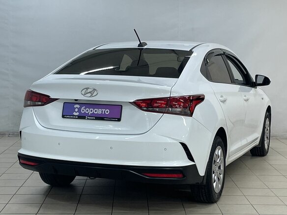 2021 Hyundai Solaris II Рестайлинг, белый - вид 4