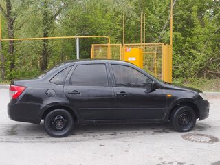 2012 Lada (ВАЗ) Granta I, чёрный, 200000 рублей, вид 3