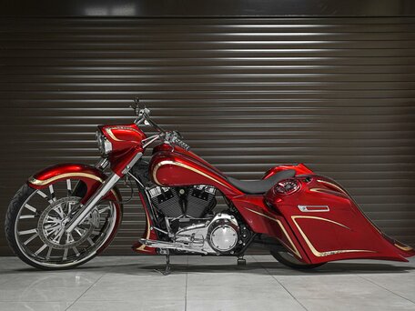 2014 Harley-Davidson Road King, красный, 1999000 рублей, вид 5