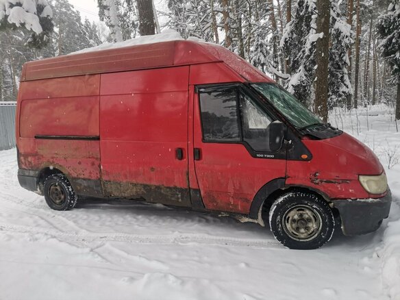2004 Ford Transit, красный, 330000 рублей - вид 7