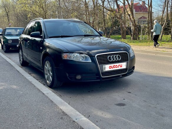 2005 Audi A4 III (B7), чёрный - вид 1