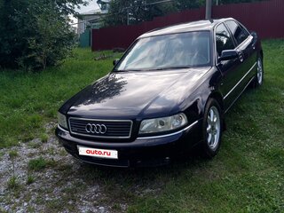 2001 Audi A8 I (D2) Рестайлинг, синий, 700000 рублей, вид 1