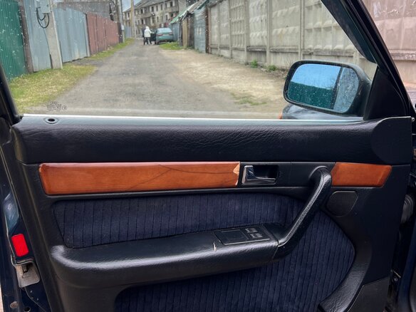 1991 Audi 100 IV (C4), синий, 300000 рублей - вид 8