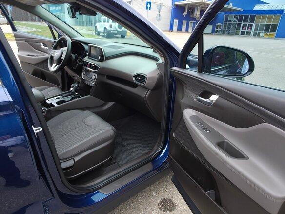 2019 Hyundai Santa Fe IV, синий, 2450000 рублей - вид 11
