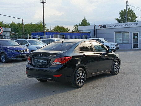 2012 Hyundai Solaris I, чёрный, 599000 рублей, вид 5