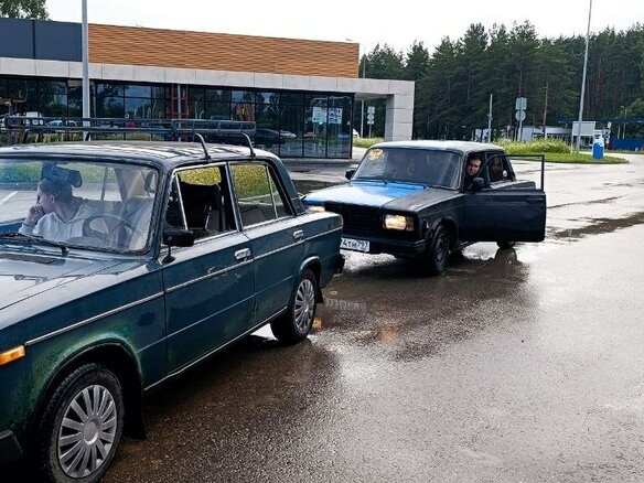 2007 Lada (ВАЗ) 2107, синий - вид 4