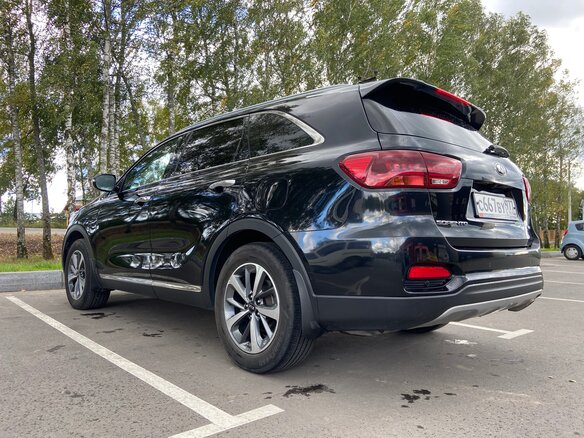 2019 Kia Sorento 8-speed III Prime Рестайлинг, чёрный, 2550000 рублей - вид 3