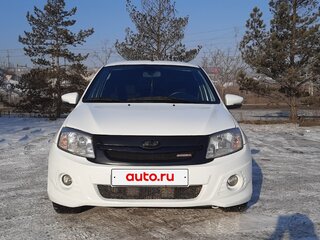 2014 Lada (ВАЗ) Granta Sport I, белый, 650000 рублей, вид 2
