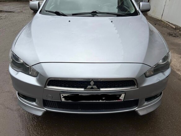 2008 Mitsubishi Lancer X, серебристый, 620000 рублей - вид 2