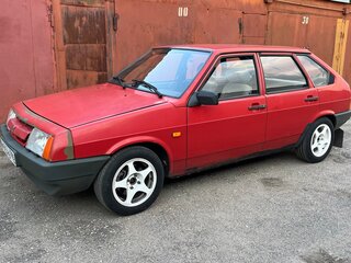 1990 Lada (ВАЗ) 2109, красный, 240000 рублей, вид 1