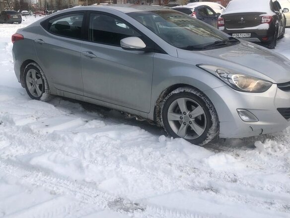 2011 Hyundai Elantra V (MD), серый, 1300000 рублей - вид 2