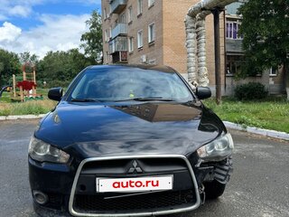 2012 Mitsubishi Lancer X Рестайлинг, чёрный, 447000 рублей, вид 2