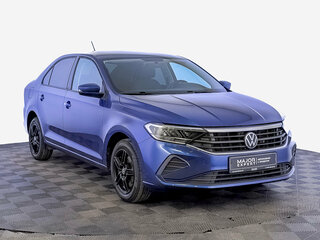 2021 Volkswagen Polo VI, синий, 1499000 рублей, вид 3