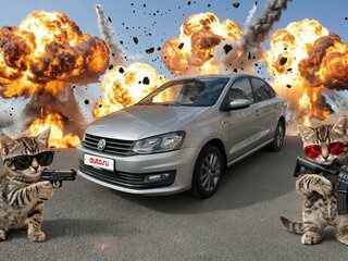 2019 Volkswagen Polo V Рестайлинг, серебристый, 1550000 рублей, вид 1