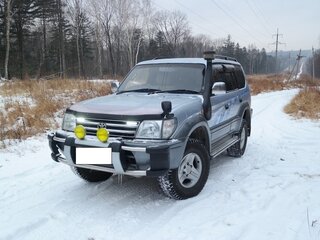 1997 Toyota Land Cruiser Prado 90 Series, серый, 1049000 рублей, вид 1