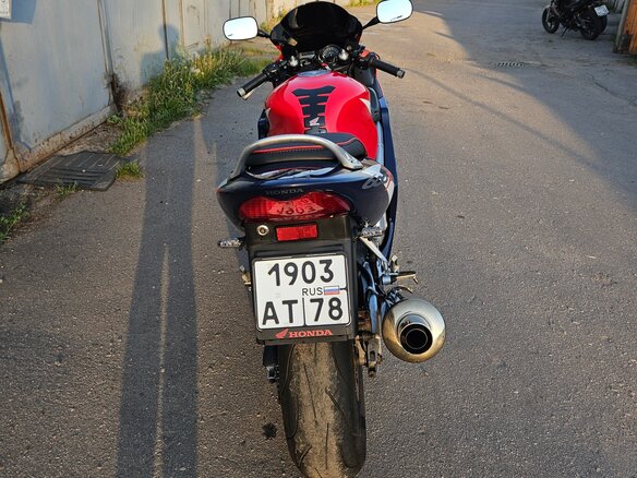 2002 Honda CBR 600F, красный, 450000 рублей - вид 7