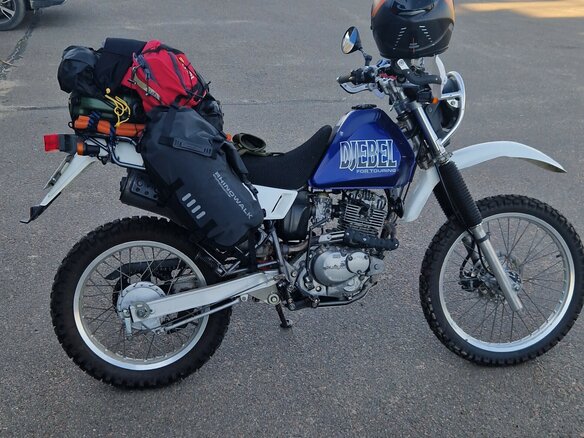 2003 Suzuki Djebel 200, синий, 280000 рублей - вид 4