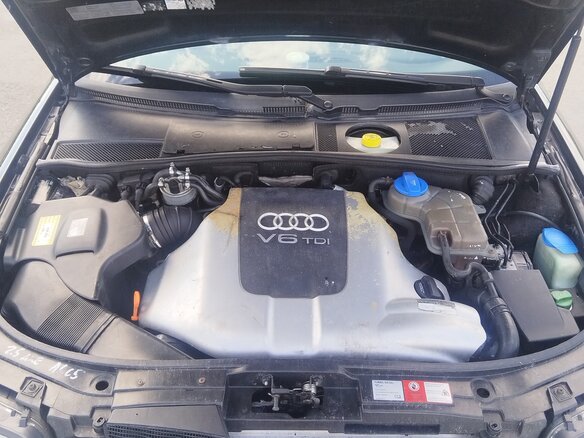 2002 Audi A6 II (C5) Рестайлинг, чёрный - вид 8
