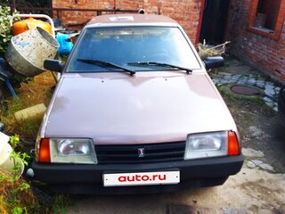 2002 Lada (ВАЗ) 21099, коричневый, 100000 рублей, вид 1