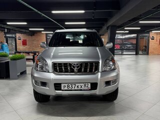 2007 Toyota Land Cruiser Prado 5-speed 120 Series Рестайлинг, серебристый, 2850000 рублей, вид 2