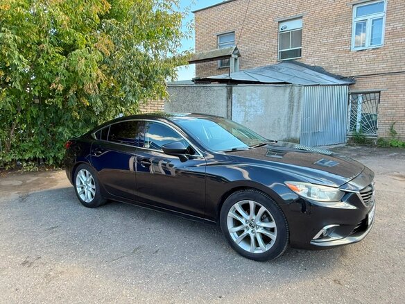 2013 Mazda 6 III (GJ), чёрный, 1600000 рублей