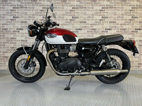 2021 Triumph Bonneville T100, красный, 992000 рублей, вид 3