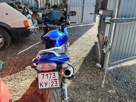 1999 Honda CB 600F Hornet, синий, 390000 рублей, вид 1