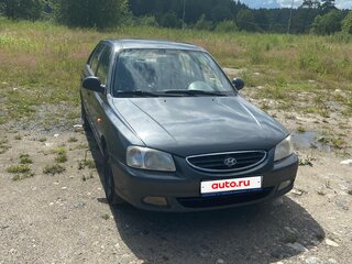 2008 Hyundai Accent ТагАЗ II, серый, 239000 рублей, вид 1