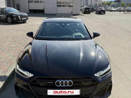 2022 Audi A7 55 TFSI II (4K), чёрный, 6500000 рублей, вид 4