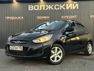 2012 Hyundai Solaris I, чёрный, 710000 рублей, вид 5